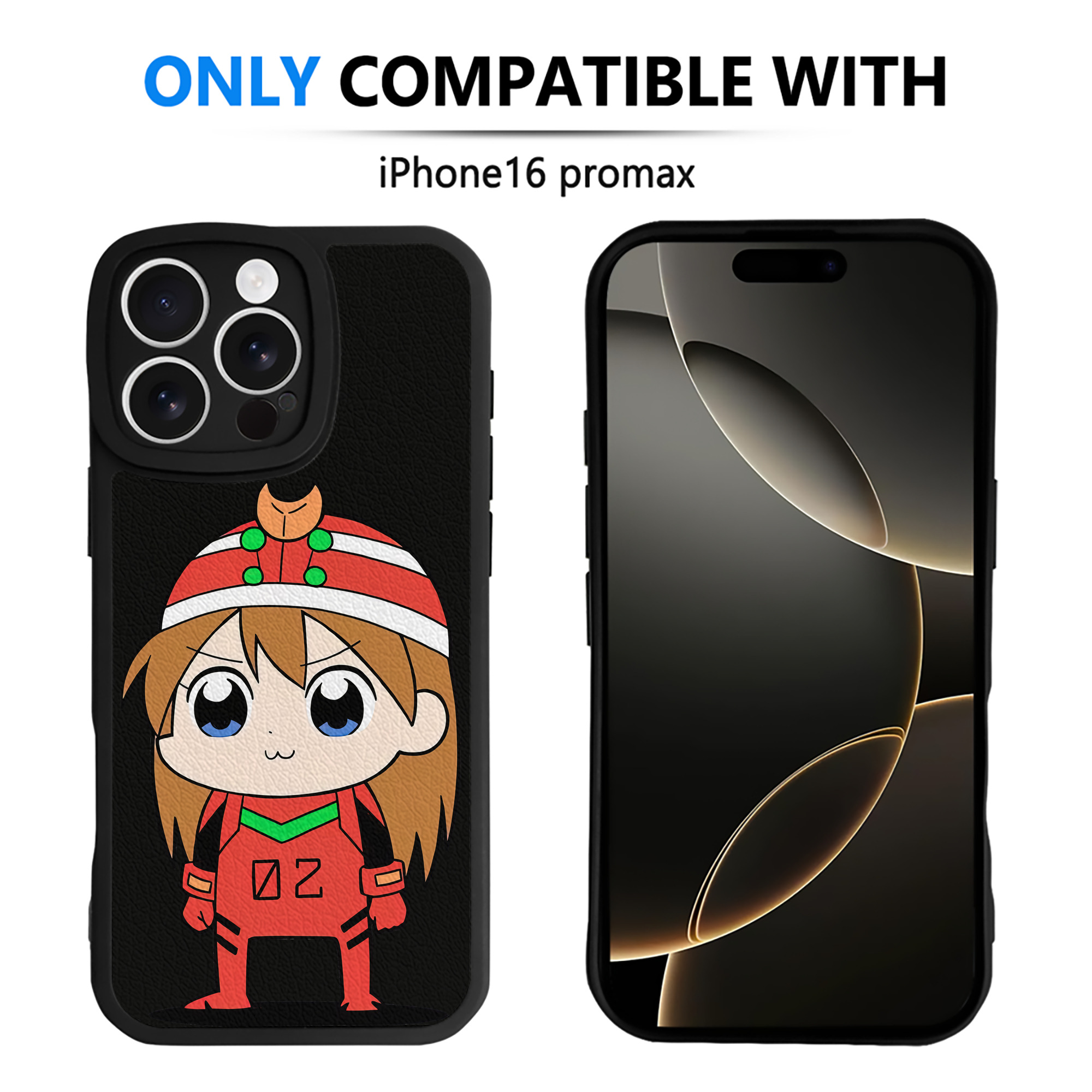 （画像用） EVA 新世紀エヴァンゲリオン 【iPhone 16シリーズ対応】シリコンスマホケース（レザー調） 材質：シリコン